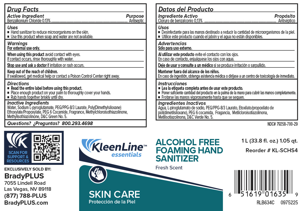 Pill image for Kleenline Essentials Alcohol Free Foaming Hand Sanitizer