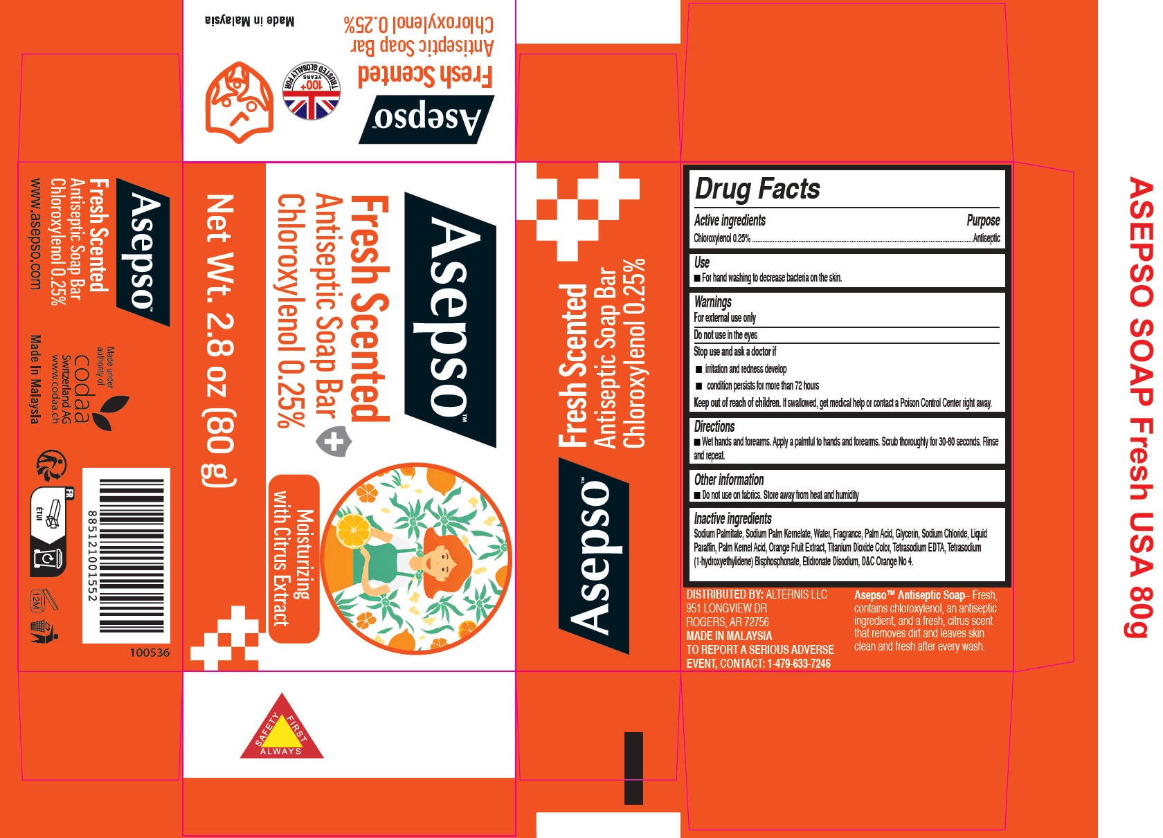 Pill image for Asepso Fresh Scented Antiseptic Soap