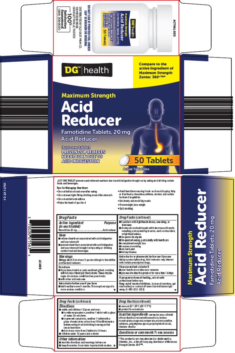 Pill image for Dolgencorp, Llc Acid Reducer Drug Facts