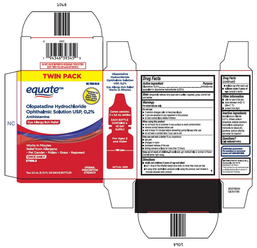 Pill image for Equate Olopatadine Hydrochloride Ophthalmic Solution Usp, 0.2%