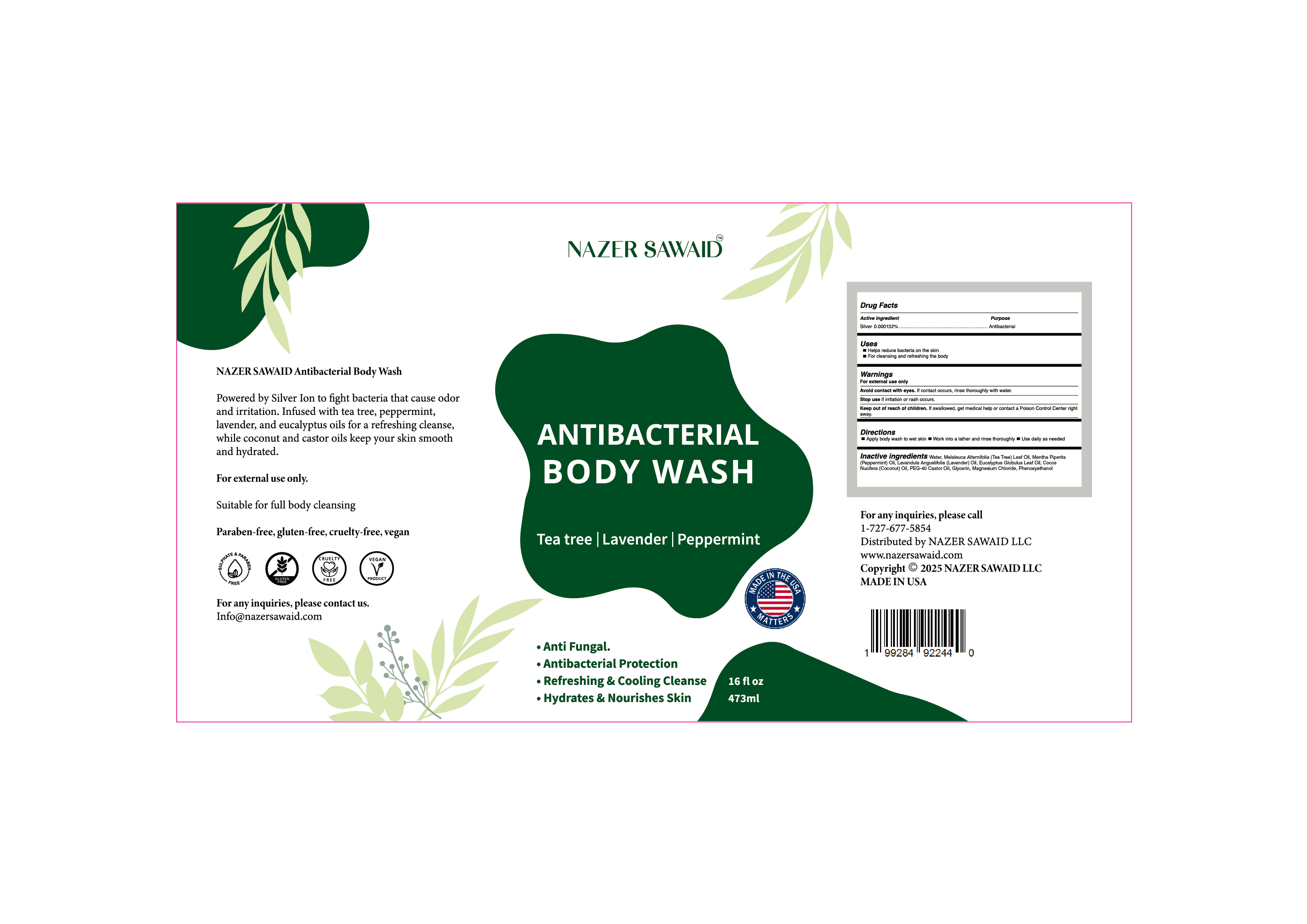 Pill image for 85434-003 Antibacterial Body Wash