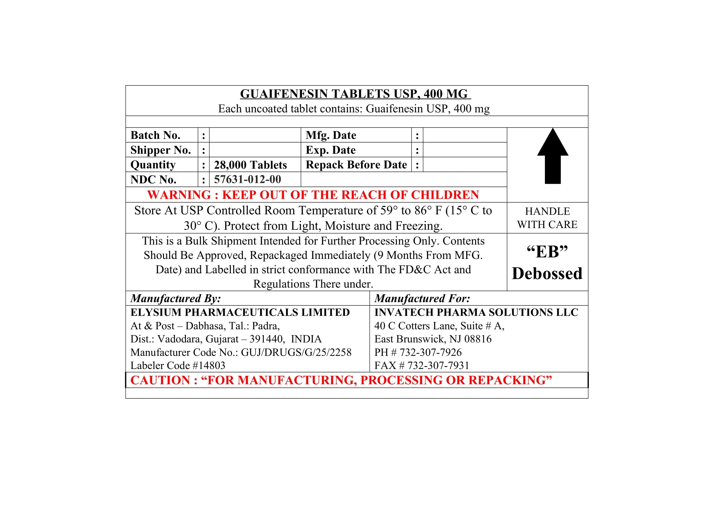 Pill image for Guaifenesin