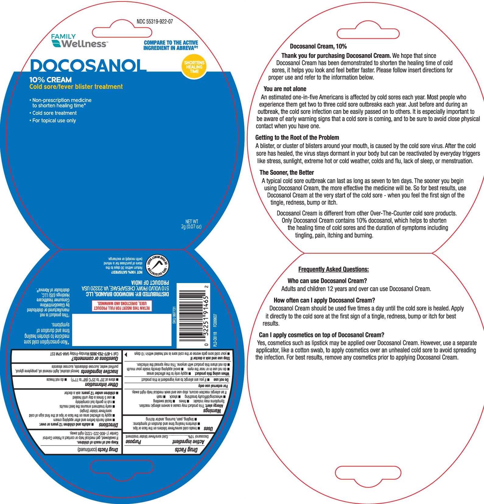 Pill image for Docosanol Cream, 10%