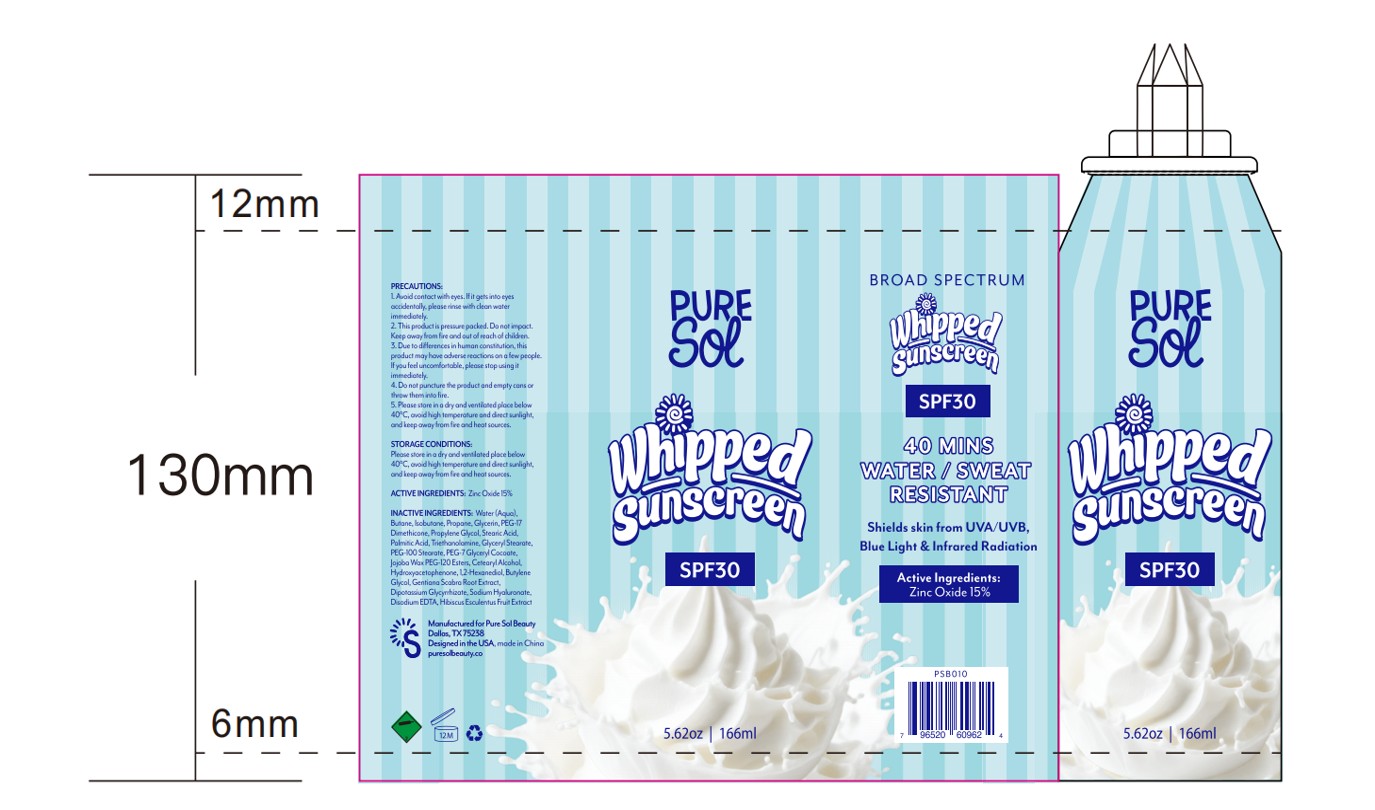 Pill image for 84090-003-01.pure Sol Spf 30 Mineral Whipped Sunscreen- Spray-166ml