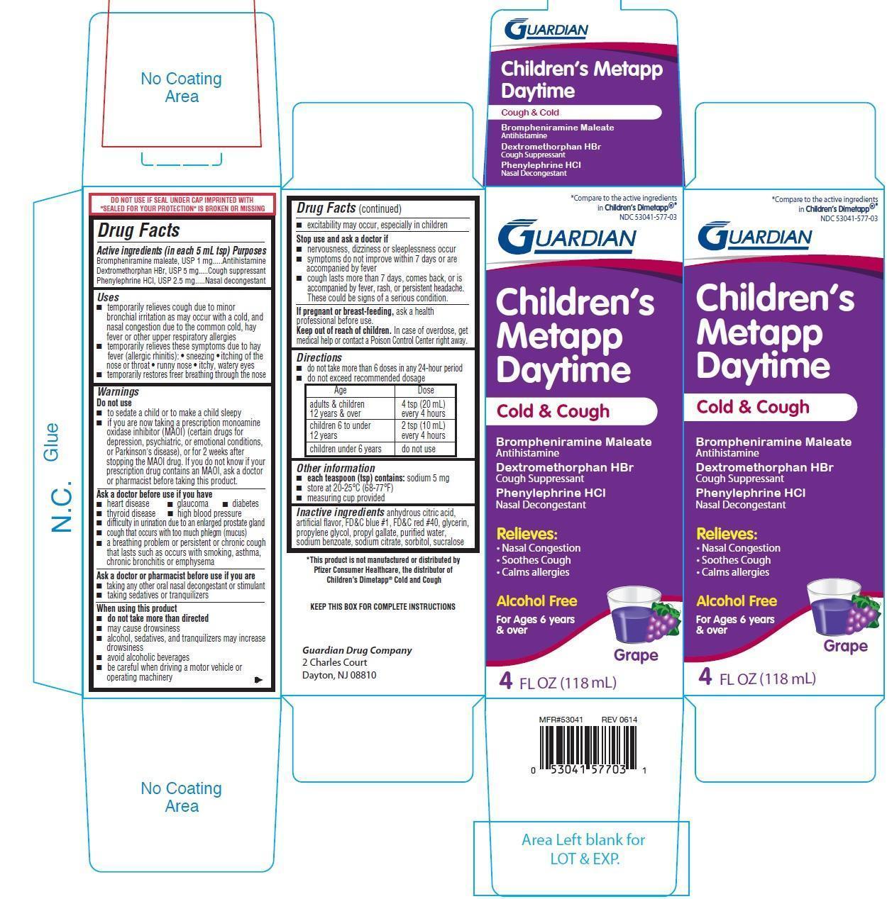 Pill image for Childrens Metapp Daytime Cold And Cough