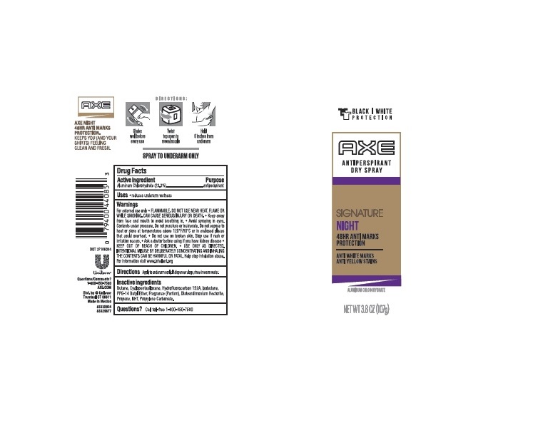 Pill image for Axe Signature Night Dry Spray Antiperspirant