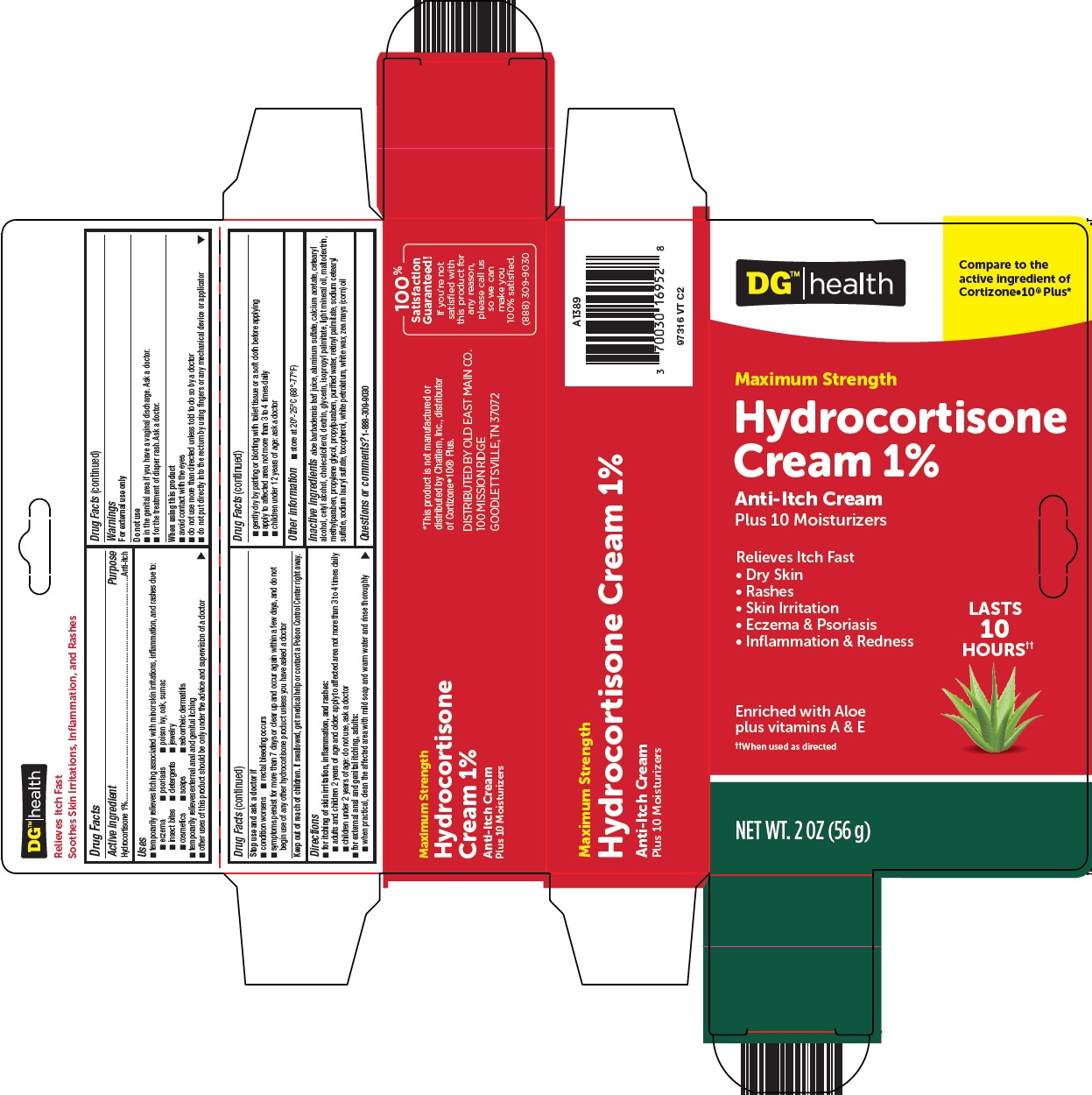 Pill image for Dolgencorp, Llc Hydrocortisone Cream 1% Drug Facts