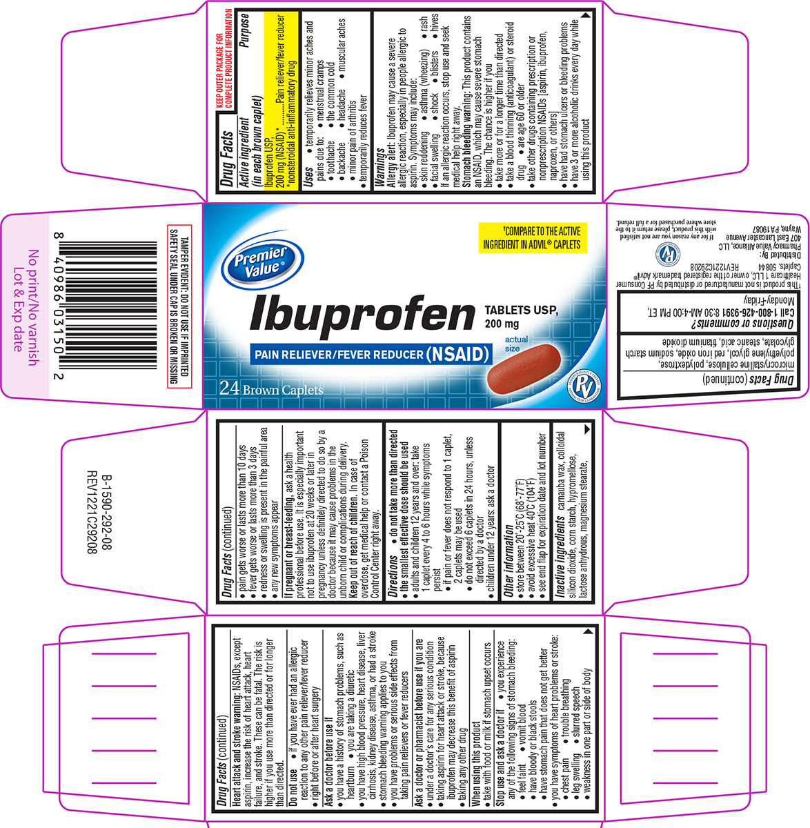 Pill image for Premier Value 44-292 Delisted