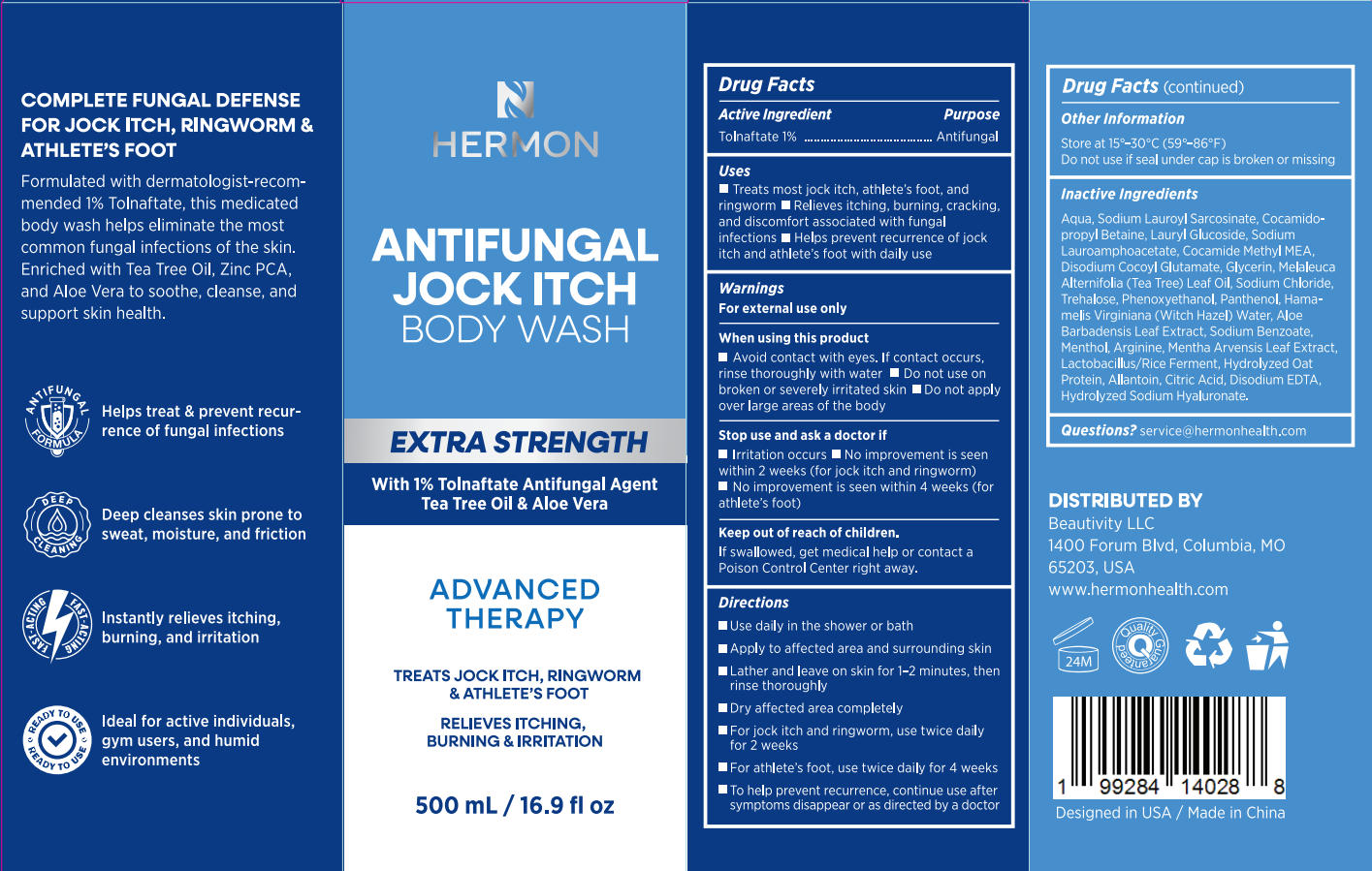 Pill image for Initial Drug Listing - Hermon Antifungal Jock Itch Body Wash