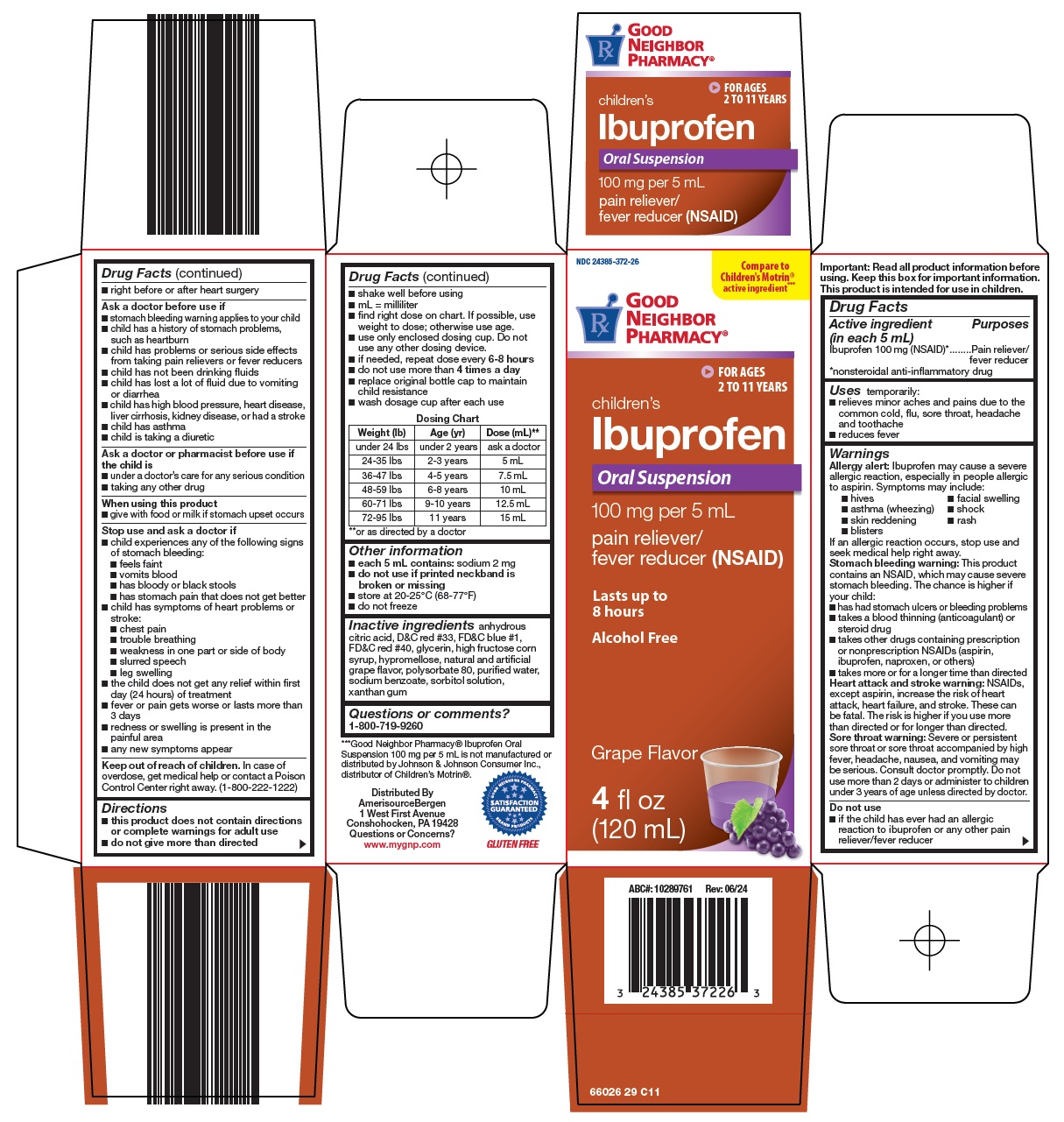 Pill image for Amerisource Bergen Children’s Ibuprofen Oral Suspension Drug Facts