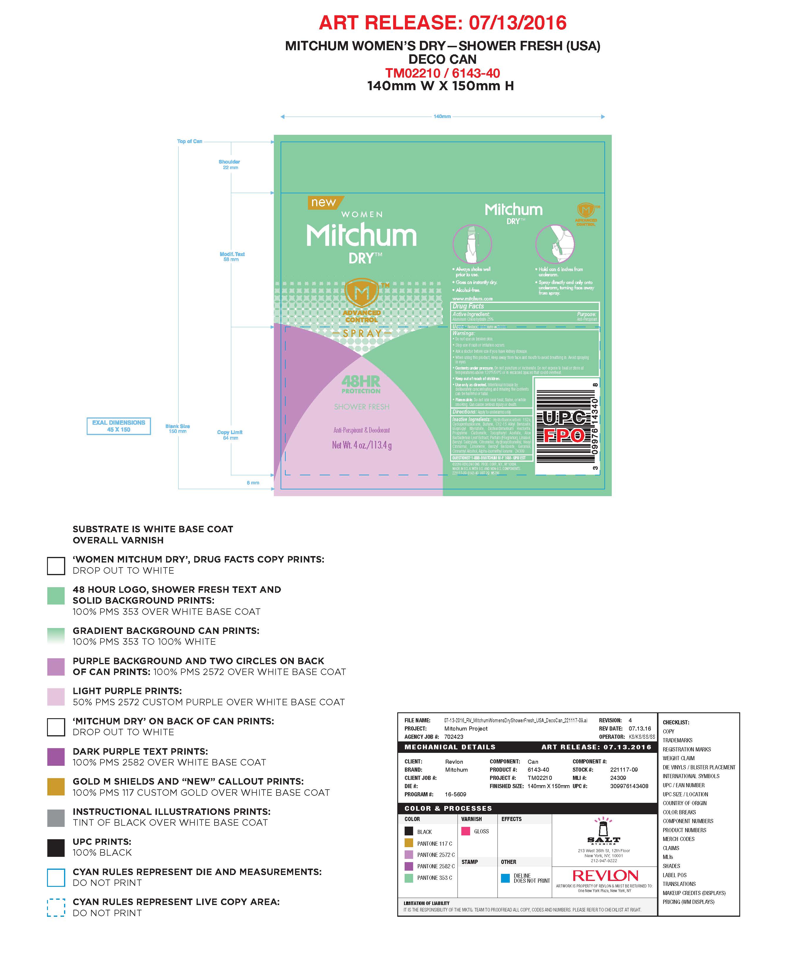 Pill image for Revlon Mitchum Aerosol