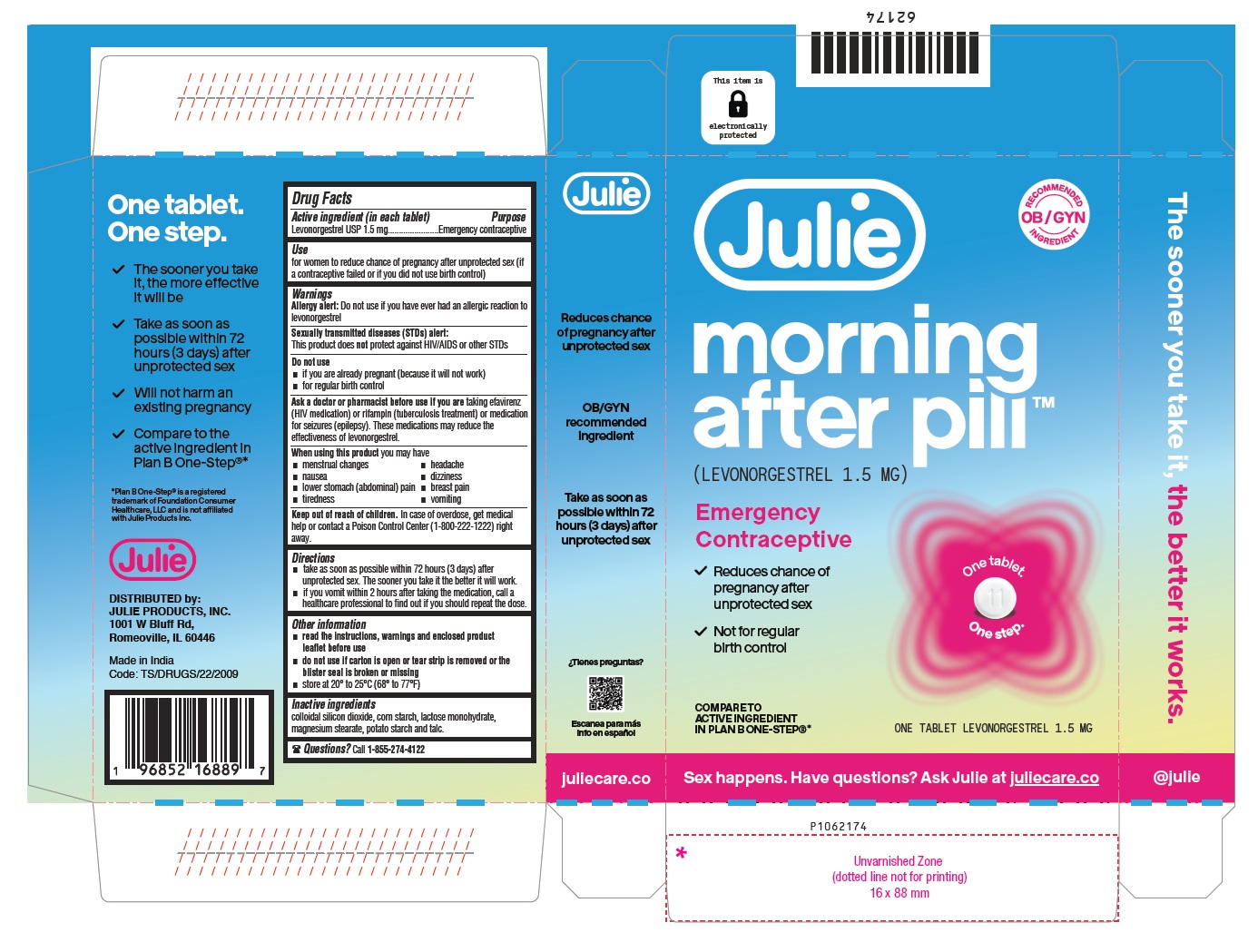Pill image for Julie Morning After Pilltm