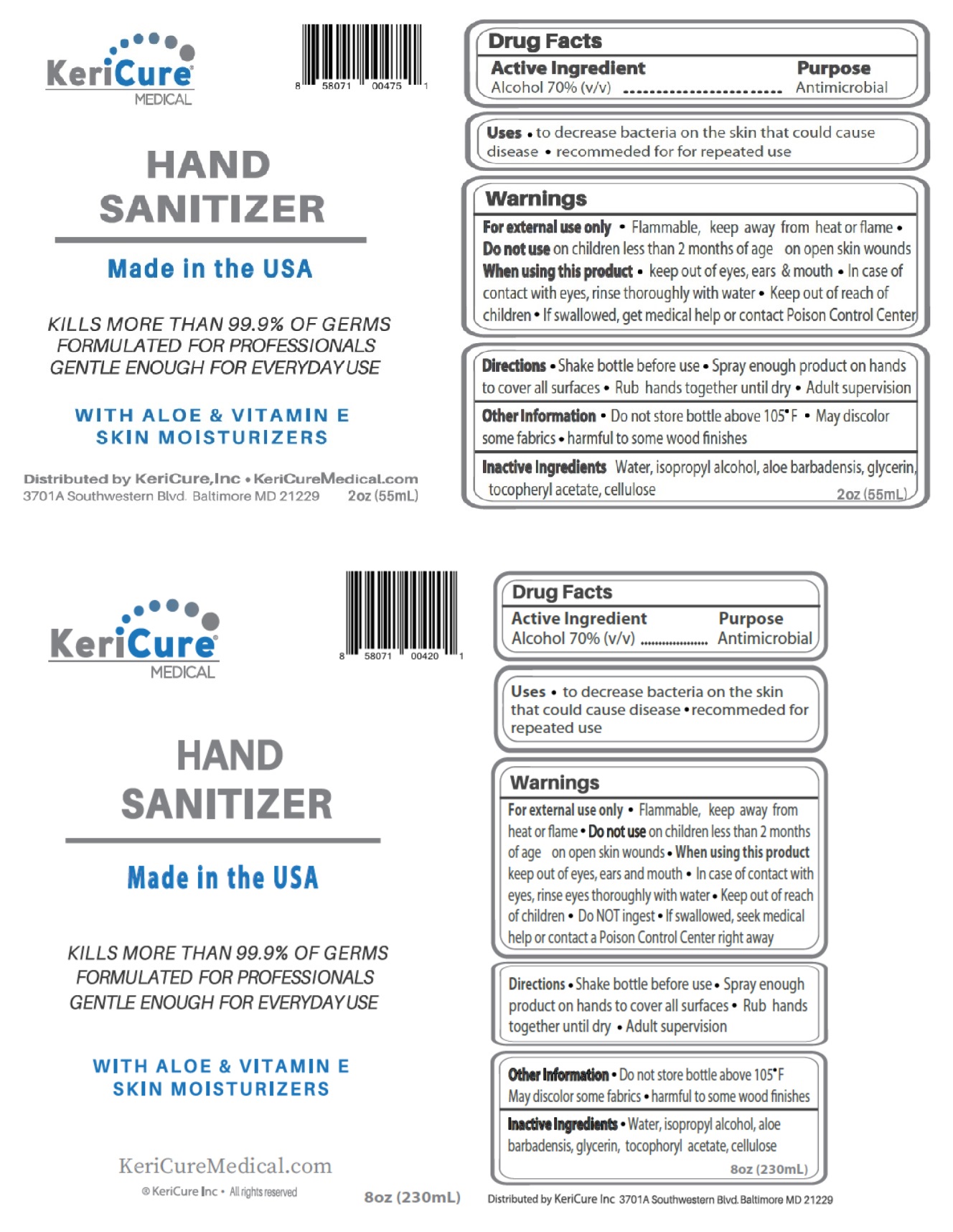 Pill image for Kericure® Hand Sanitizer