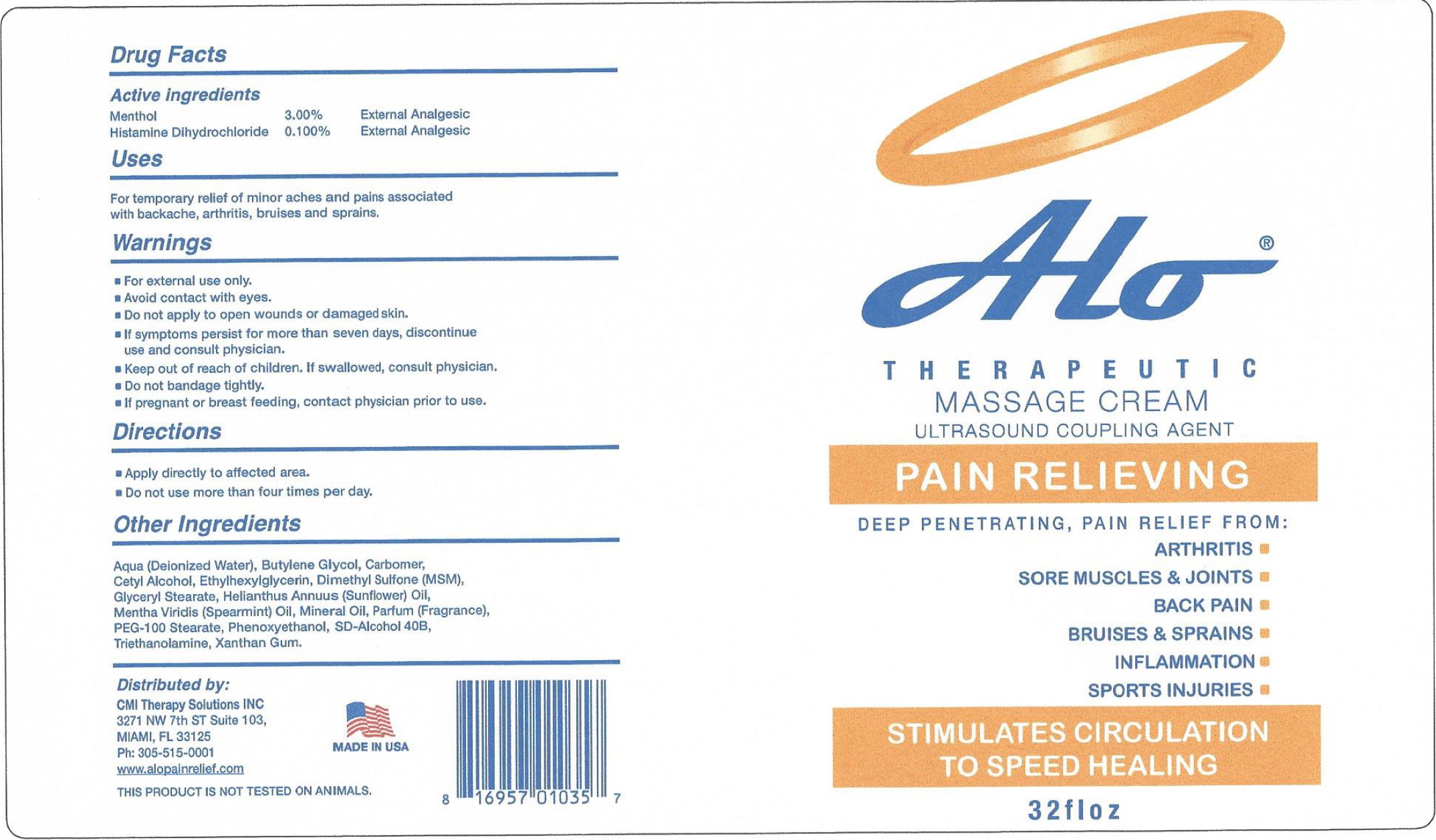 Pill image for Alo Therapeutic Massage Cream