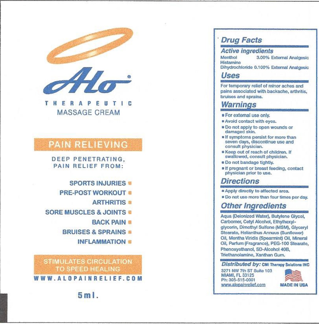 Pill image for Alo Therapeutic Massage Cream