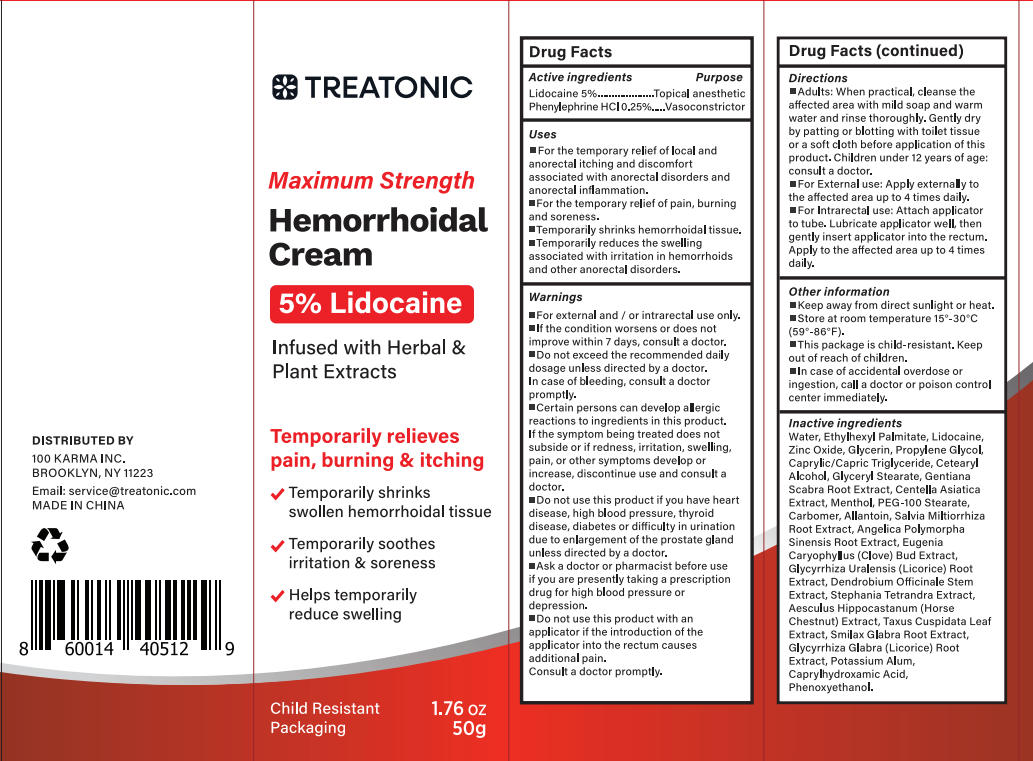 Pill image for Initial Drug Listing - Treatonic Hemorrhoid Treatment 5% Lidocaine