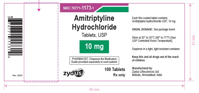 Pill image for Amitriptyline Hydrochloride Tablets, Usp