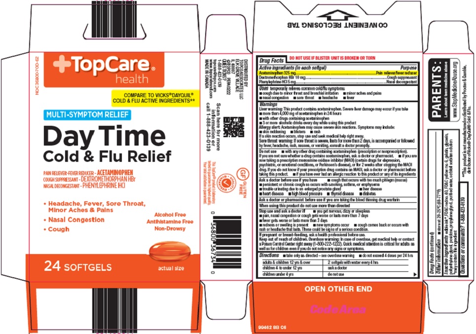 Pill image for Topco Associates Llc. Day Time Drug Facts