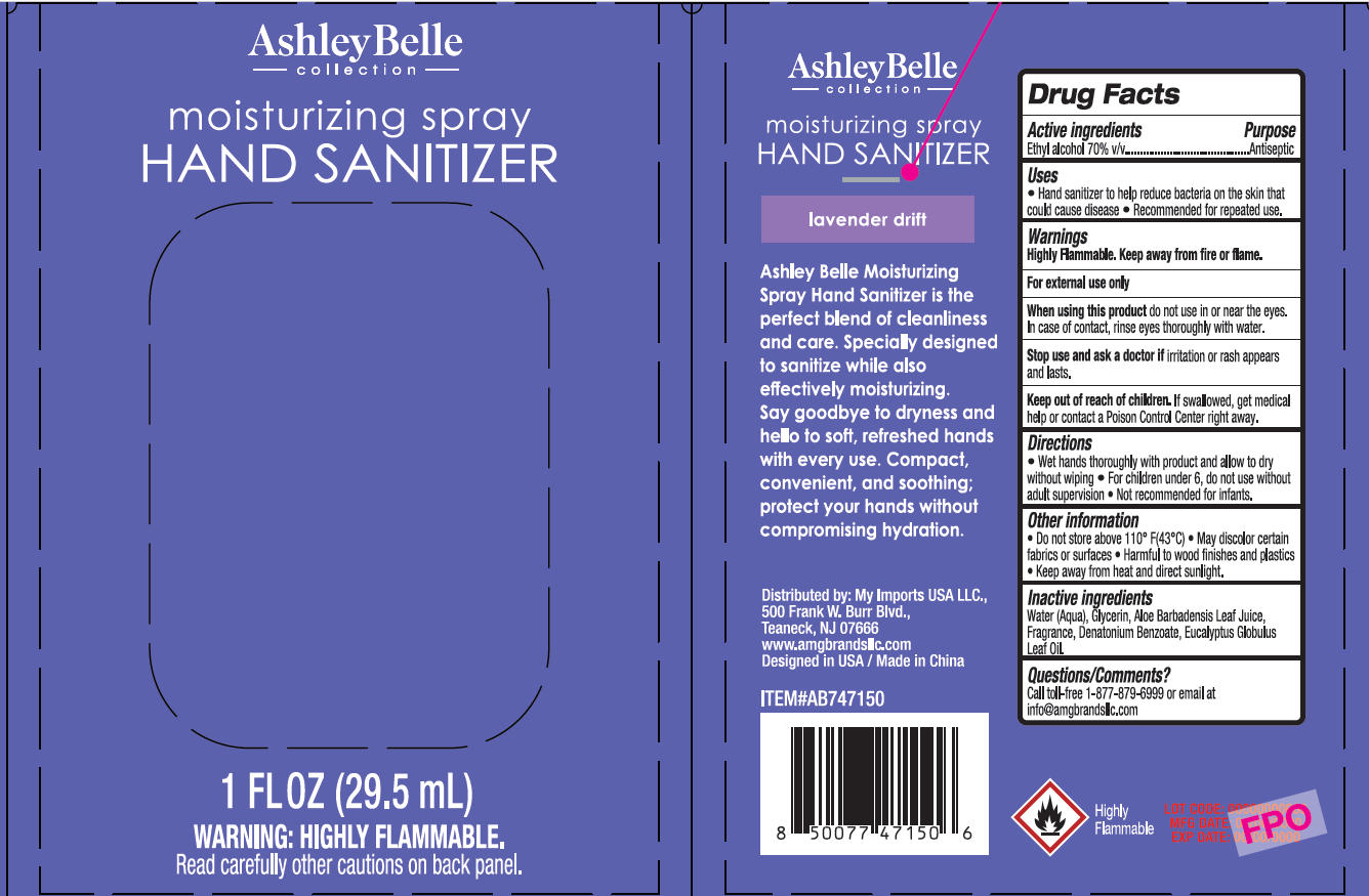 Pill image for Ashleybelle Moisturizing Spray Hand Sanitizer Lavender Drift