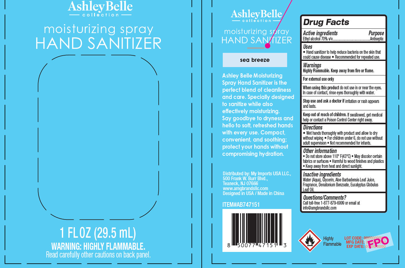 Pill image for Ashleybelle Moisturizing Spray Hand Sanitizer Sea Breeze