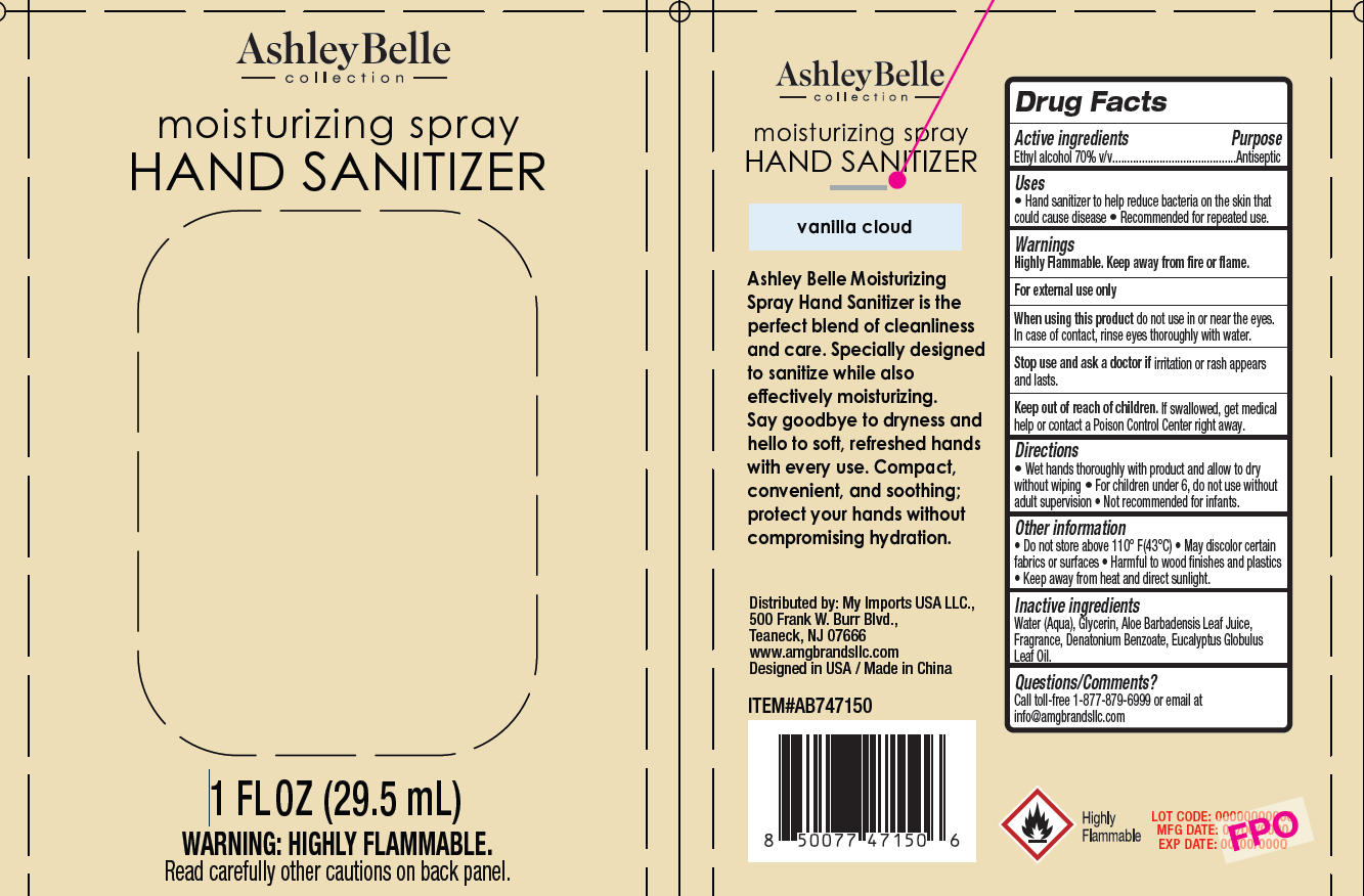 Pill image for Ashleybelle Moisturizing Spray Hand Sanitizer Vanilla Cloud