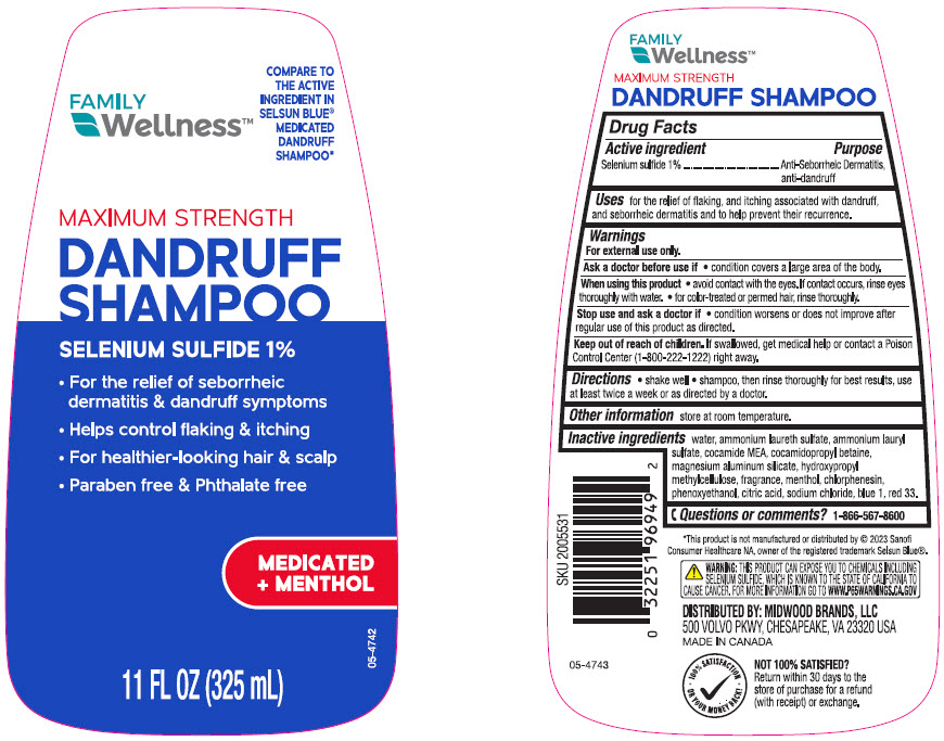 Pill image for Family Wellness™ Maximum Strength Dandruff Shampoo