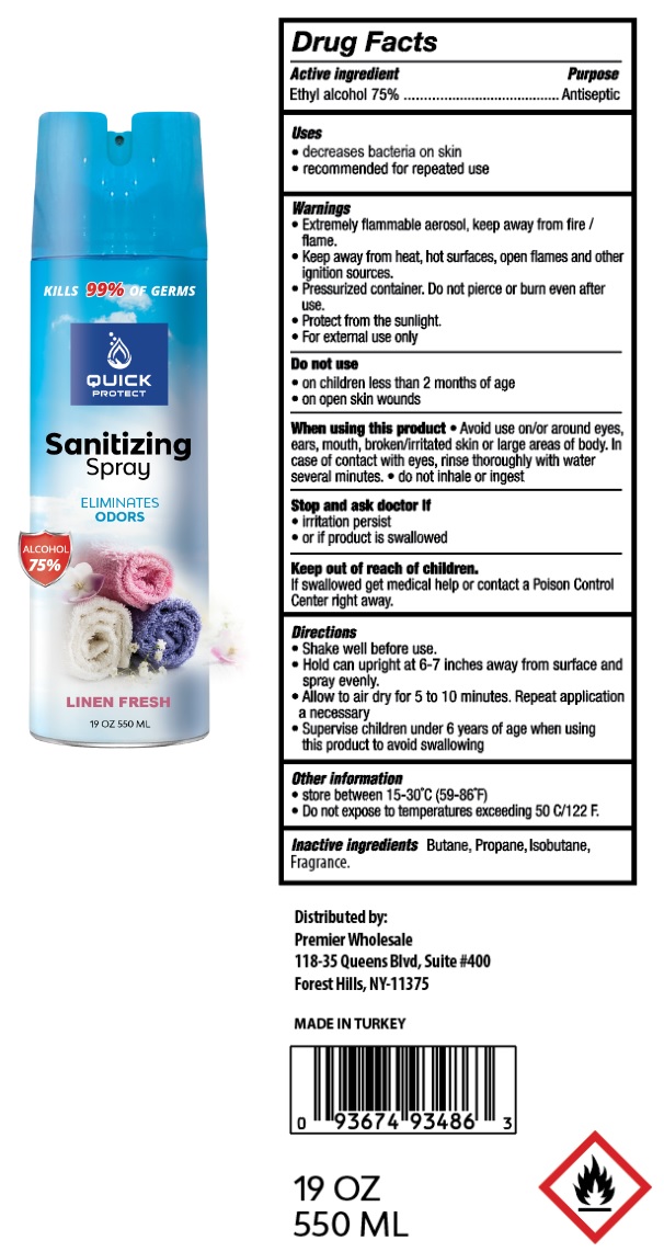 Pill image for Quick Protect Sanitizing Spray
