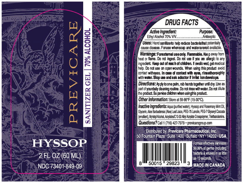 Pill image for Previcare Hyssop Sanitizer Gel