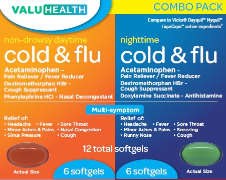 Pill image for Non-drowsy Daytime And Nighttime Combo Pack