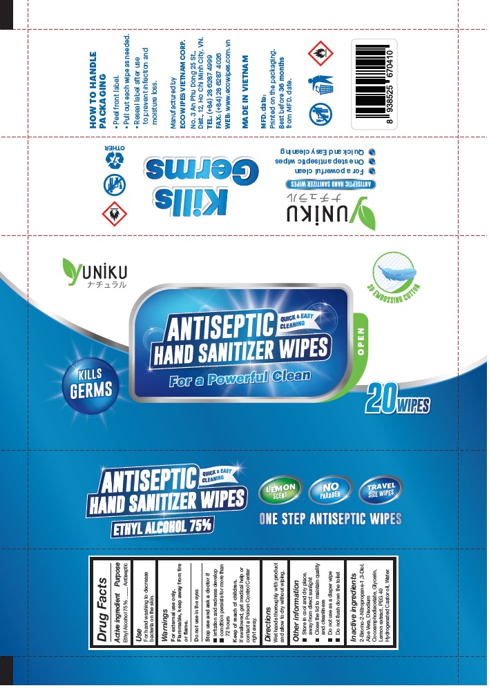 Pill image for Yuniku Antiseptic Hand Sanitizer Wipes