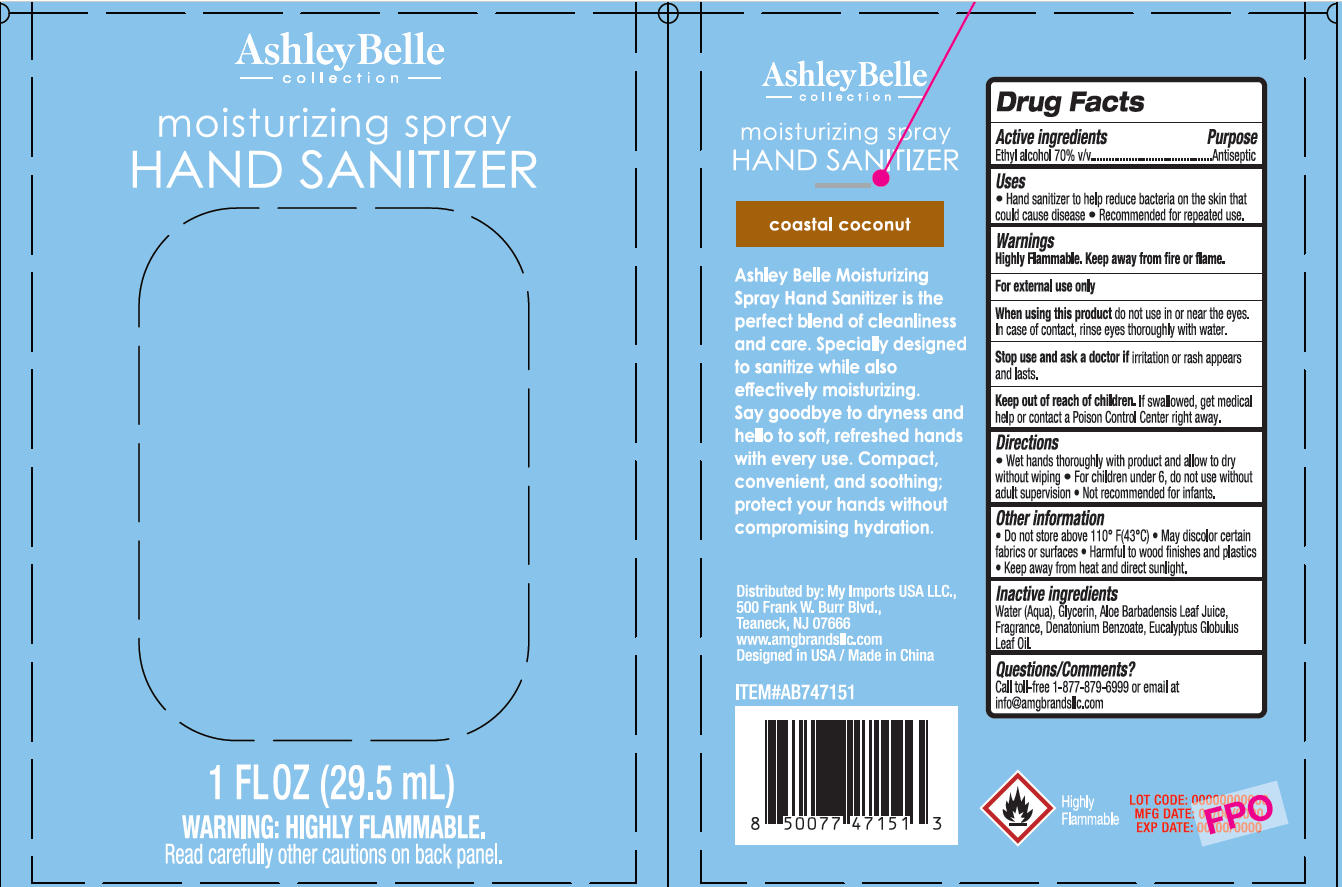 Pill image for Ashleybelle Moisturizing Spray Hand Sanitizer Coastal Coconut