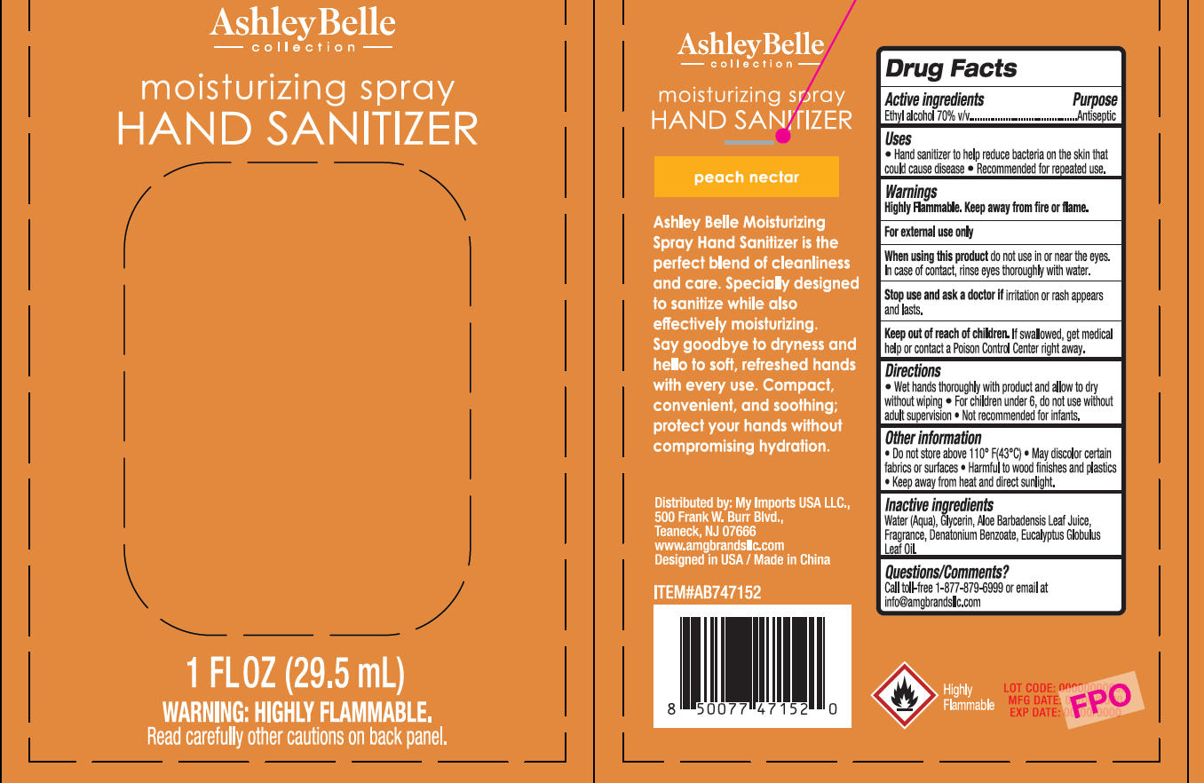 Pill image for Ashleybelle Moisturizing Spray Hand Sanitizer Peach Nectar