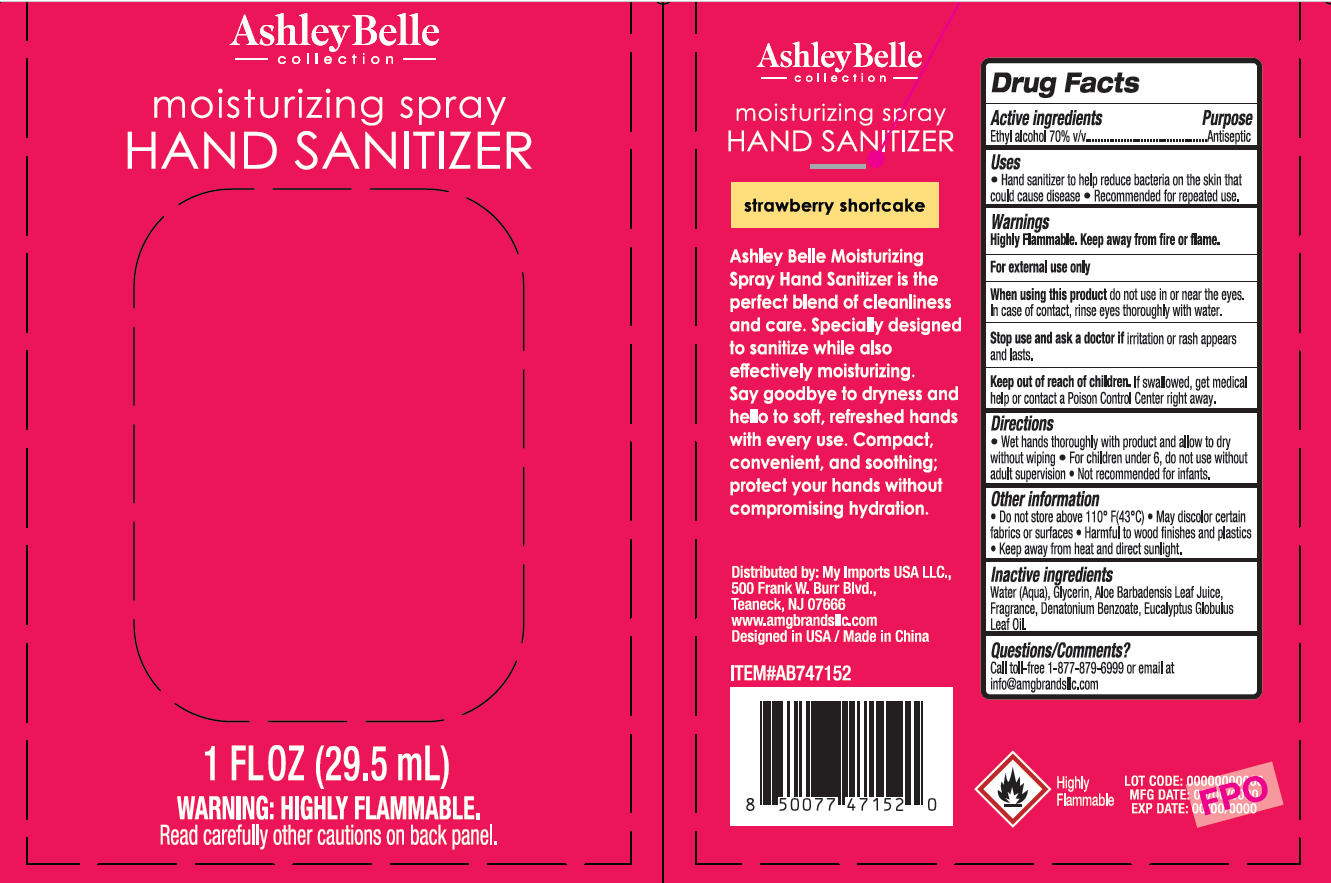 Pill image for Ashleybelle Moisturizing Spray Hand Sanitizer Strawberry Shortcake