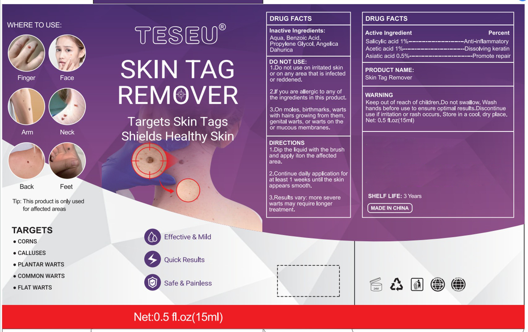 Pill image for 87191-001 Skin Tag Remover