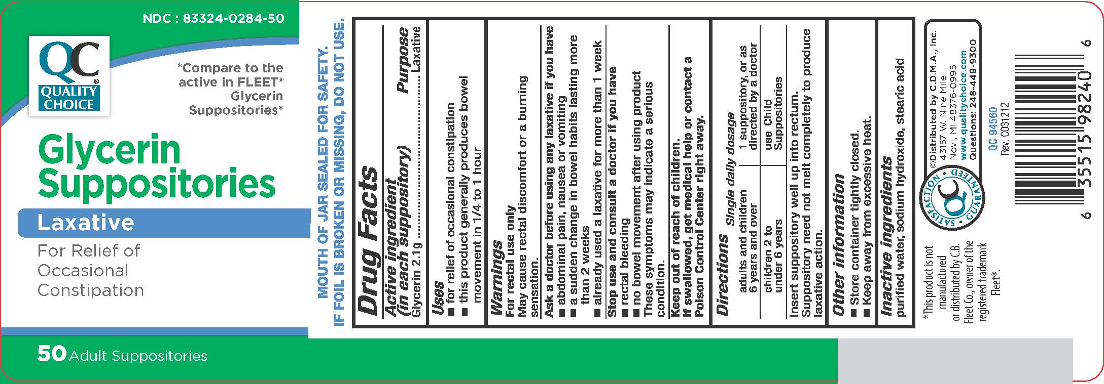 Pill image for Quality Choice Glycerin Supp.