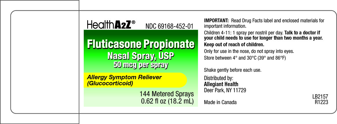 Pill image for 452 - Fluticasone Propionate Nasal Spray 144 Metered Spray