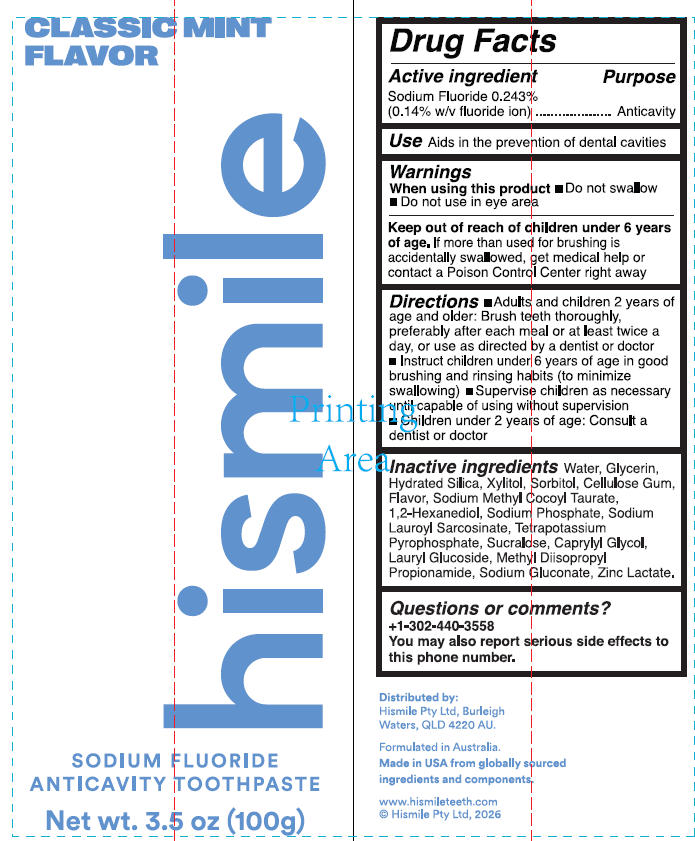 Pill image for Classic Mint Flavor Sodium Fluoride Anticavity Toothpaste