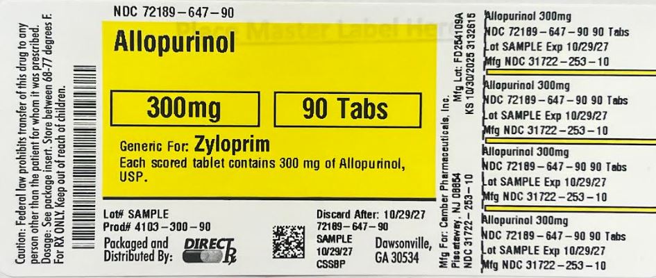 Pill image for Allopurinol