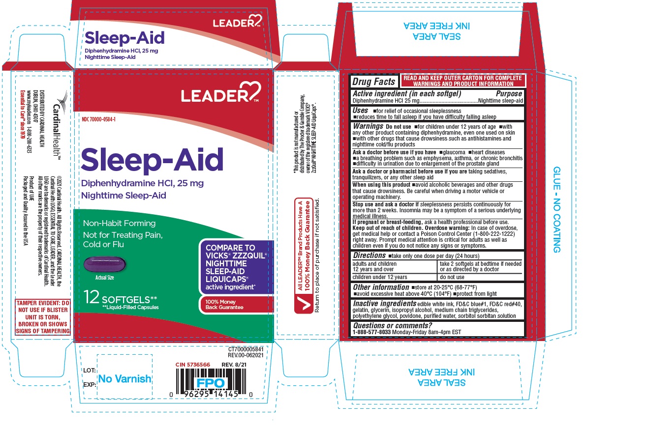 Pill image for Sleep-aid Diphenhydramine Hcl