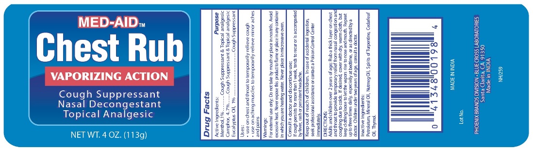 Pill image for Med Aid Chest Rub Ointment