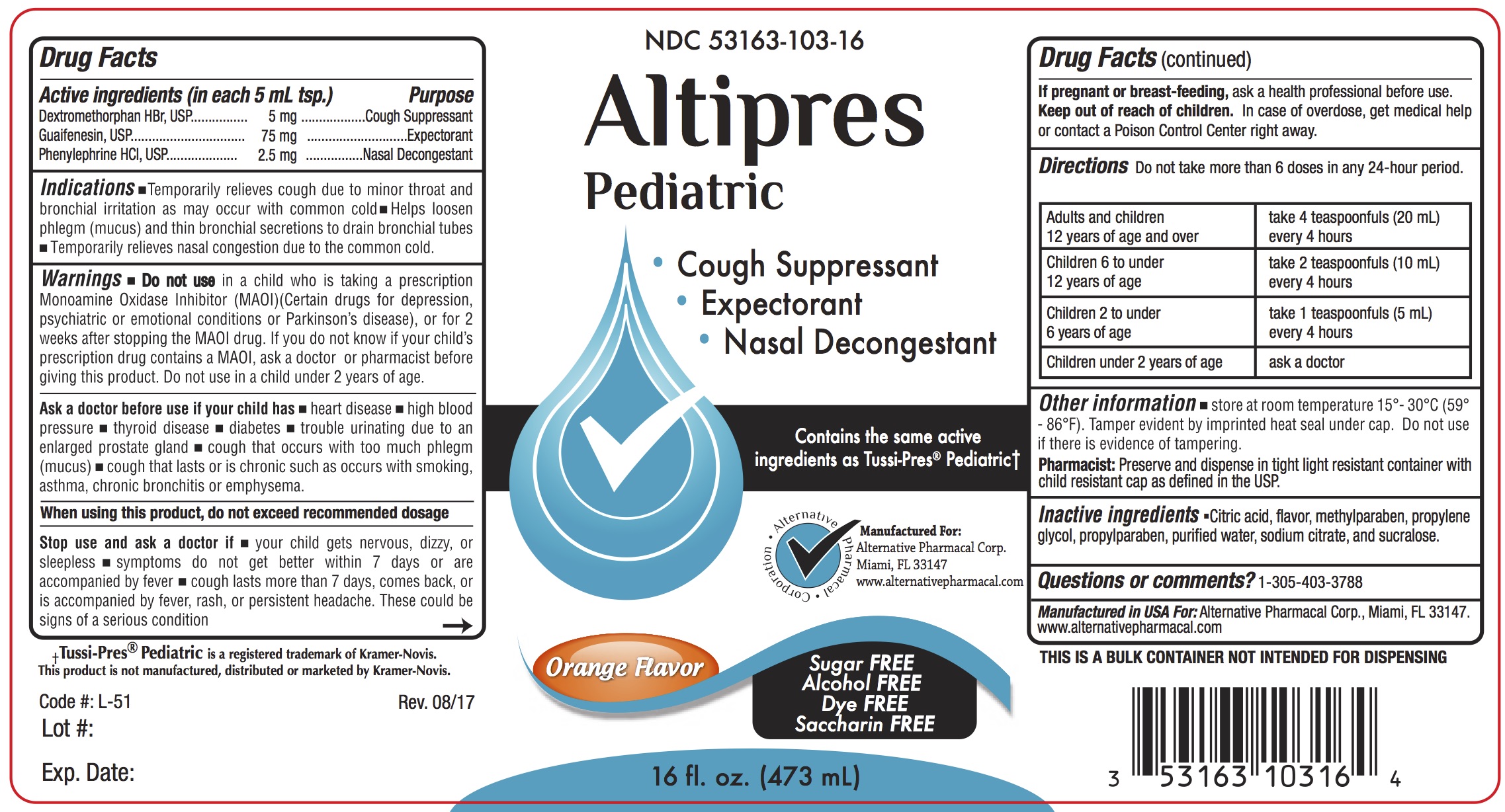 Pill image for Alt-altipresped 103