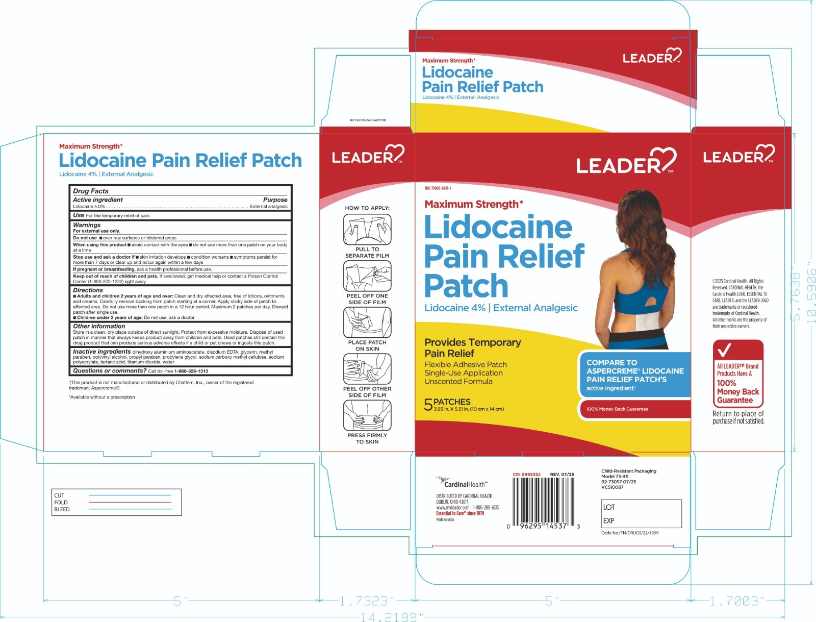 Pill image for Maximum Strength 4% Lidocaine Patch