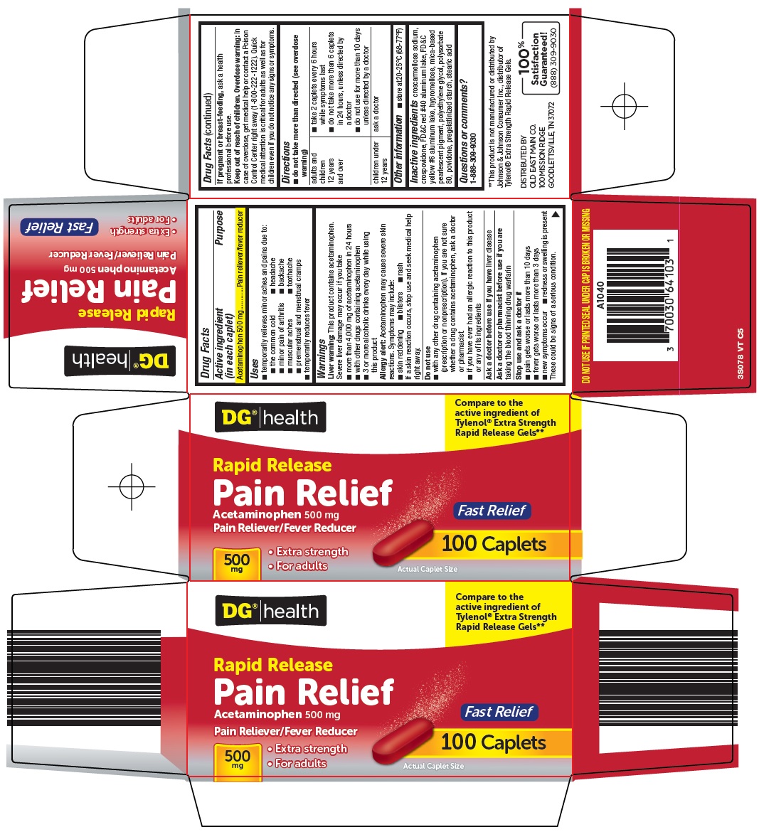 Pill image for Dolgencorp, Llc Pain Relief Drug Facts