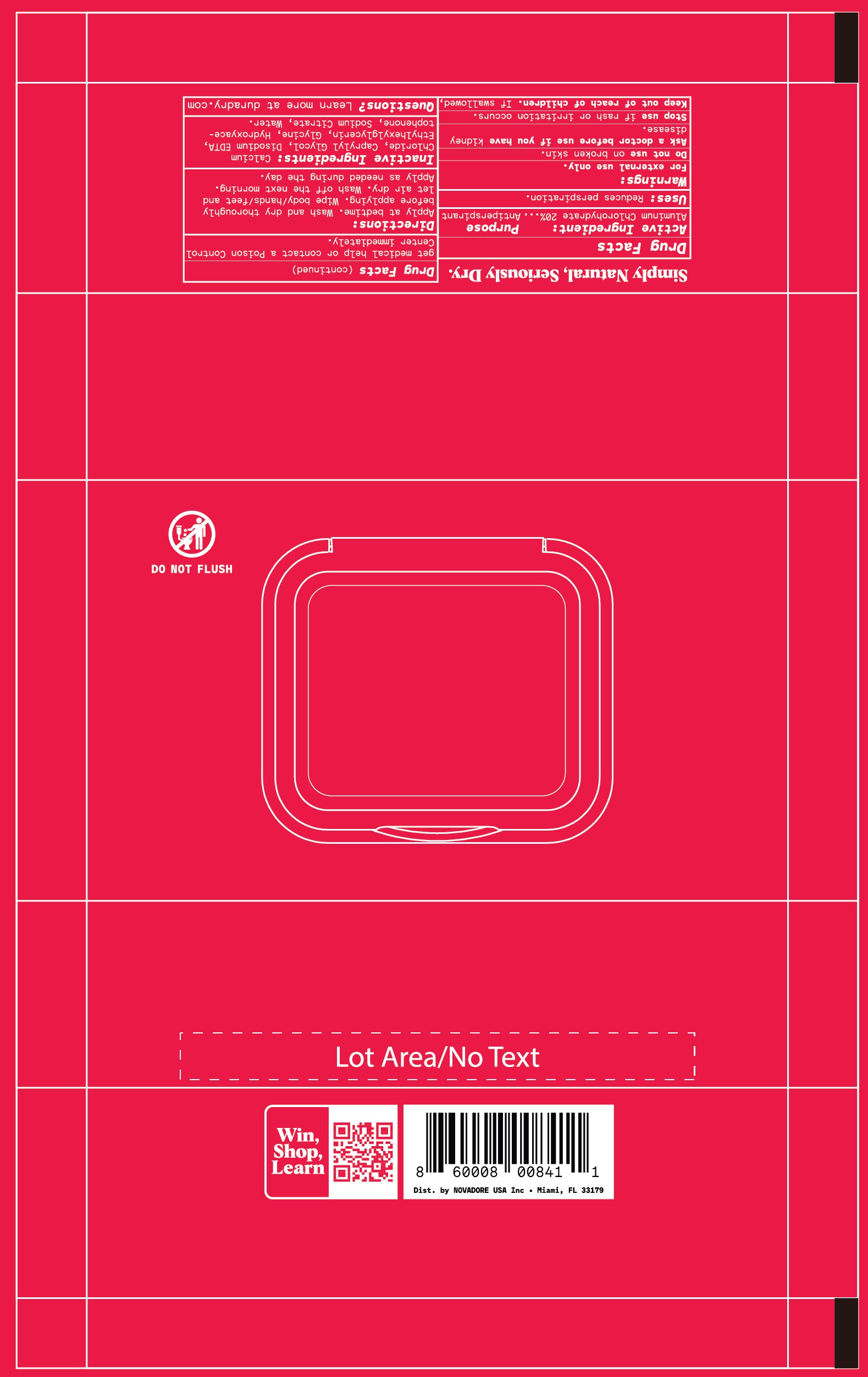 Pill image for Duradry Antiperspirant Body Wipes