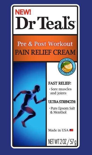 Pill image for Dr. Teal's Pre And Post Workout Pain Relief Cream