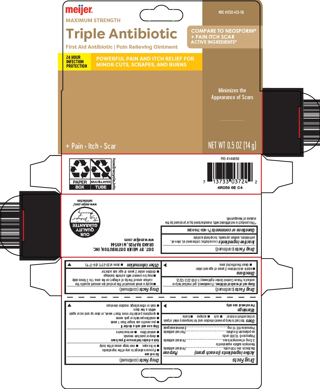 Pill image for Meijer Distribution, Inc. Triple Antibiotic Drug Facts