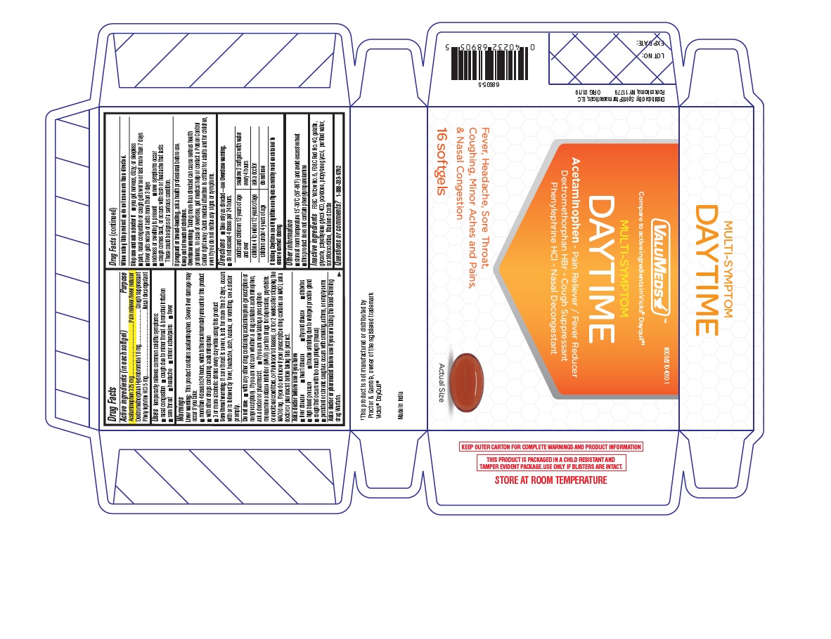 Pill image for Valumeds Day Time Cold & Flu Multi-symptom Relief