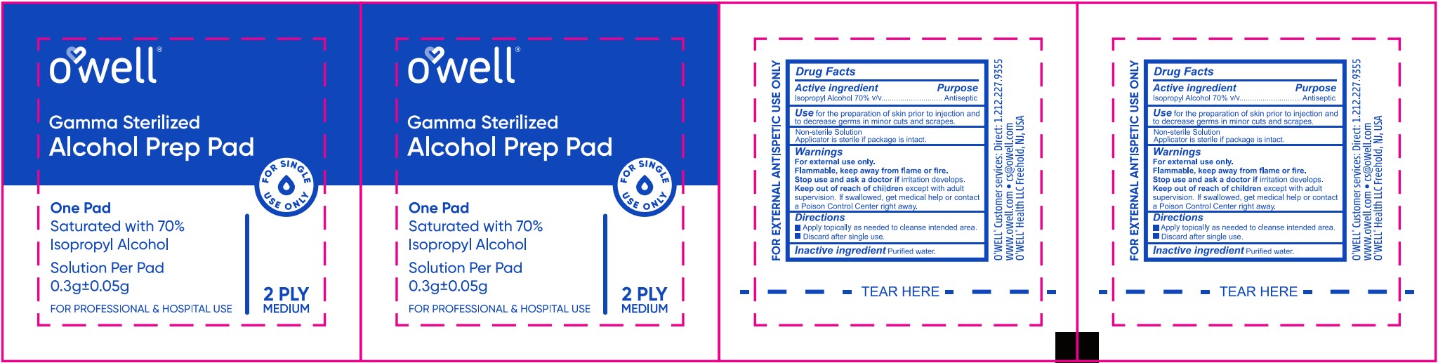 Pill image for Pad, Isopropyl 70% V/v, 100pouch/box