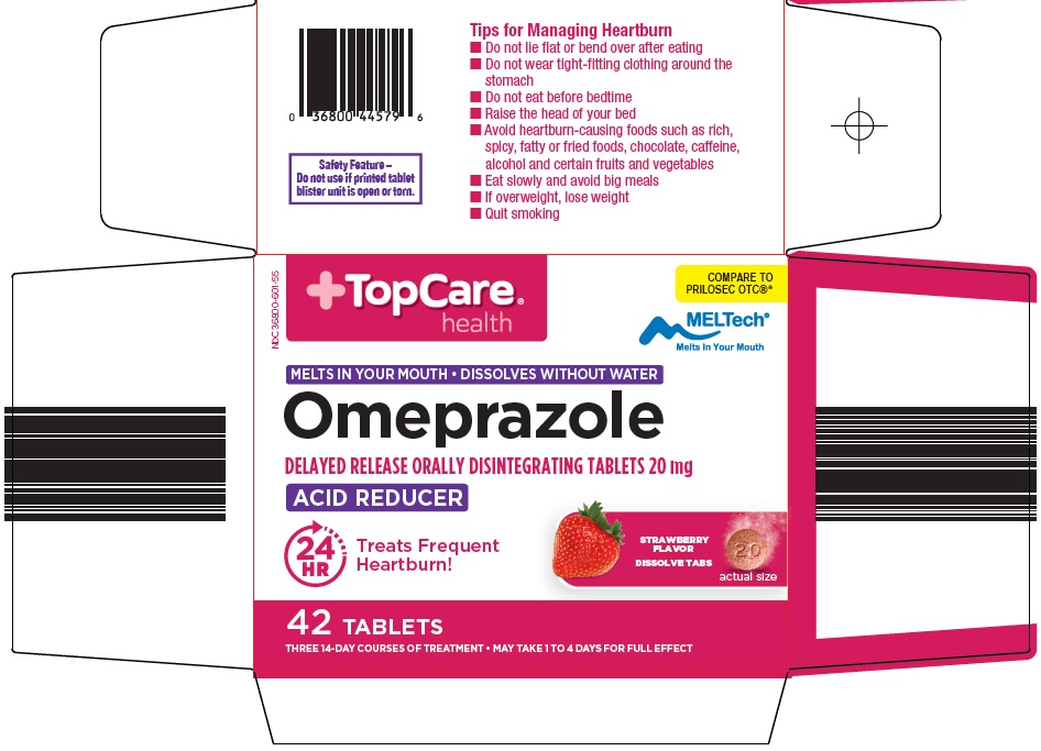 Pill image for Topco Associates Llc. Omeprazole Drug Facts