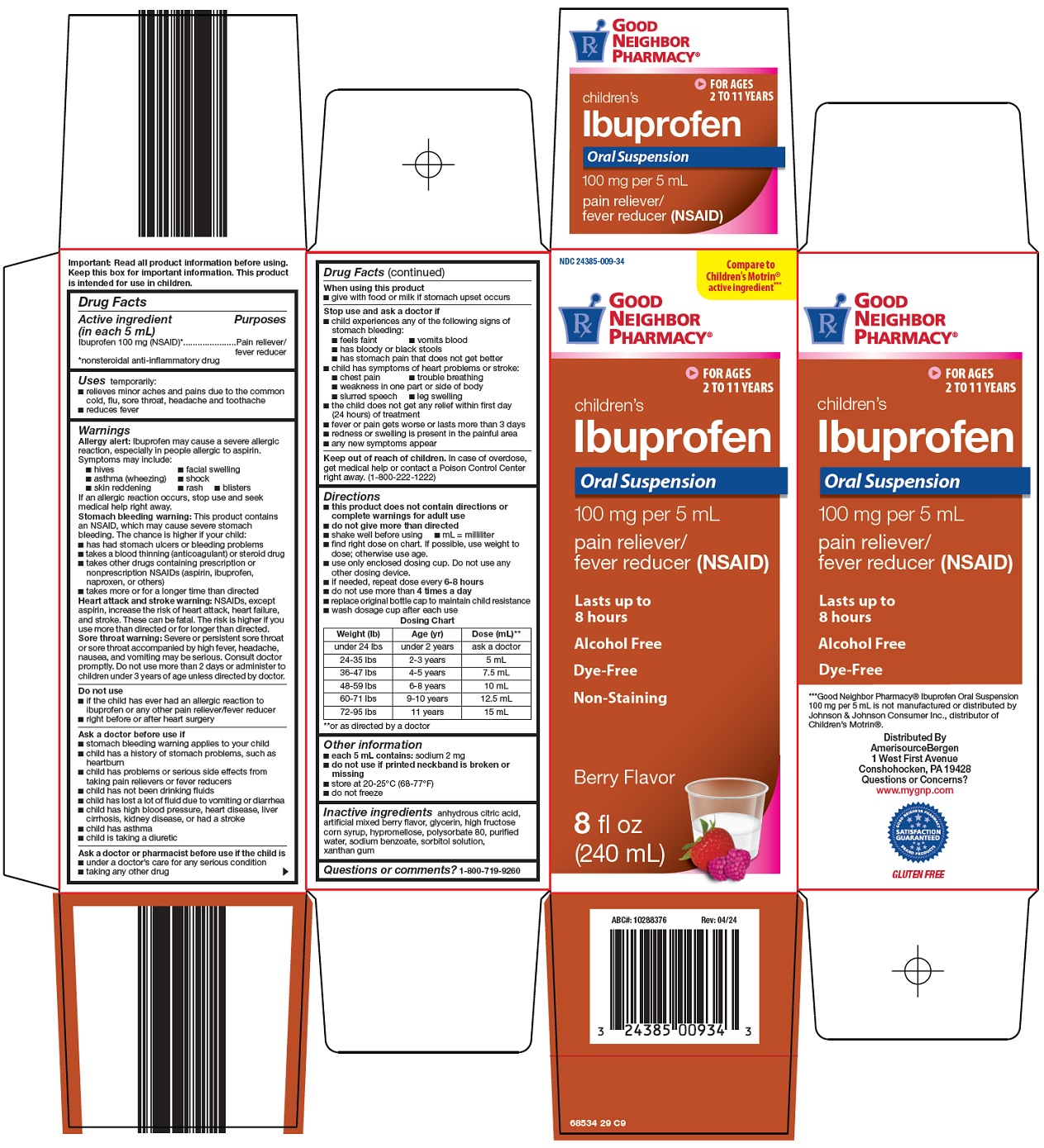 Pill image for Amerisource Bergen Ibuprofen Oral Suspension Drug Facts